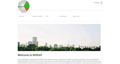 Desktop Screenshot of norah-studie.de